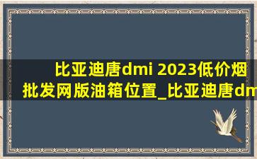 比亚迪唐dmi 2023(低价烟批发网)版油箱位置_比亚迪唐dmi(低价烟批发网)版油箱